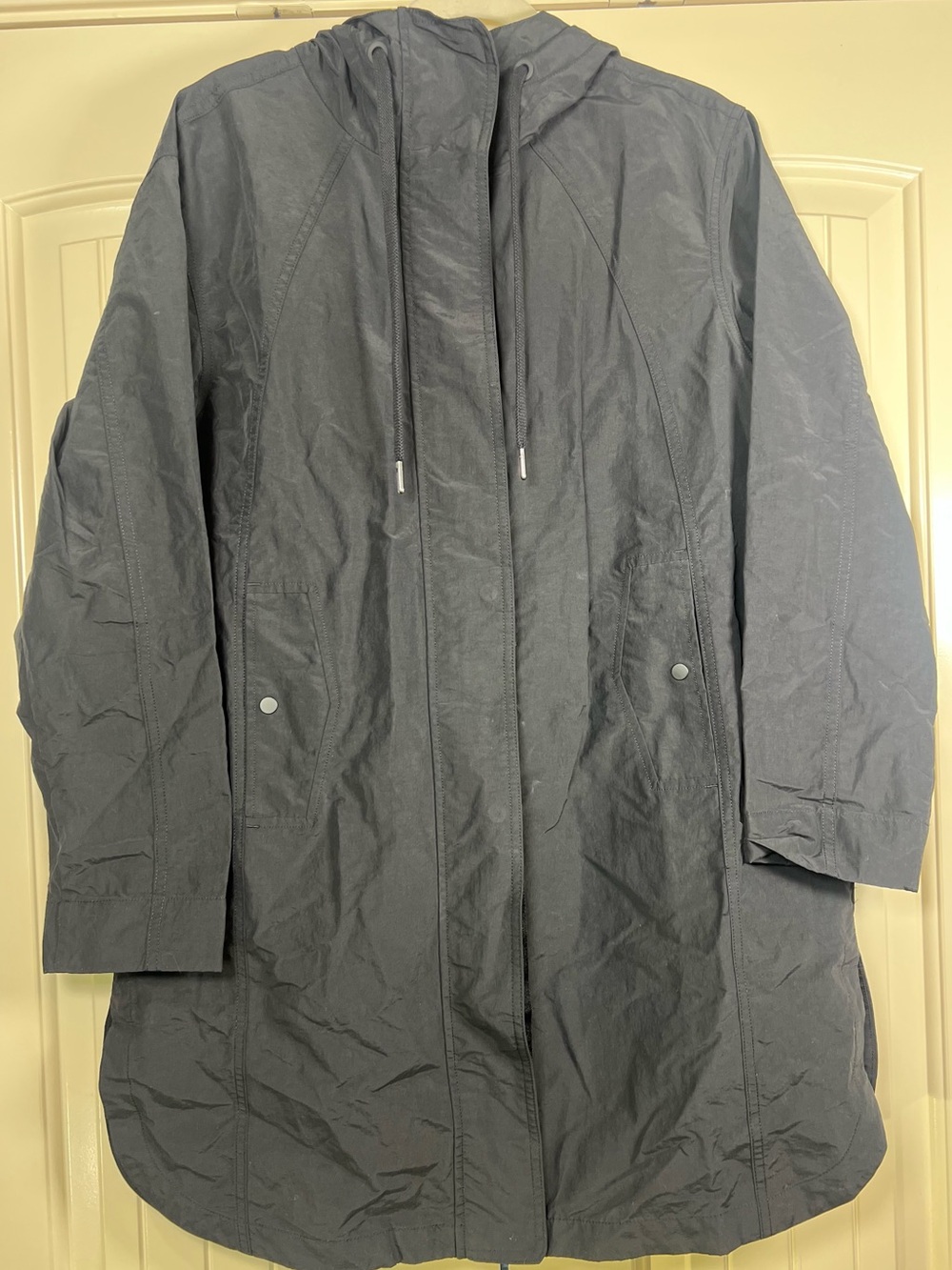 Athleta Everywhere Anorak Jacket Black‎ XS NWOT Rain Parka - Picture 6 of 13